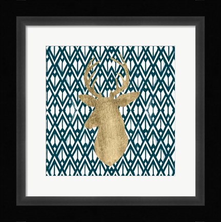 Framed Deco Bust II Print