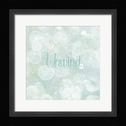 Framed Bubble Bath II Print