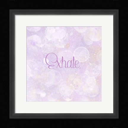 Framed Bubble Bath III Print