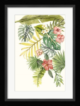 Framed Soft Tropics I Print