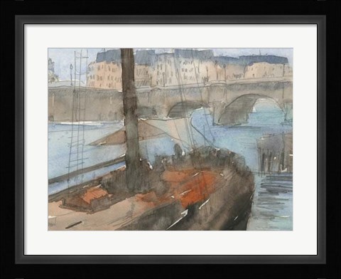 Framed Venice Watercolors IV Print