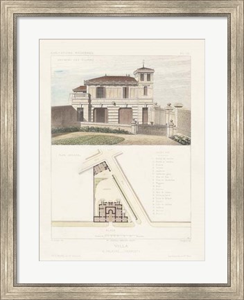 Framed Habitations Modernes III Print