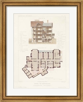 Framed Habitations Modernes VI Print