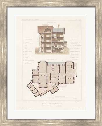 Framed Habitations Modernes VI Print