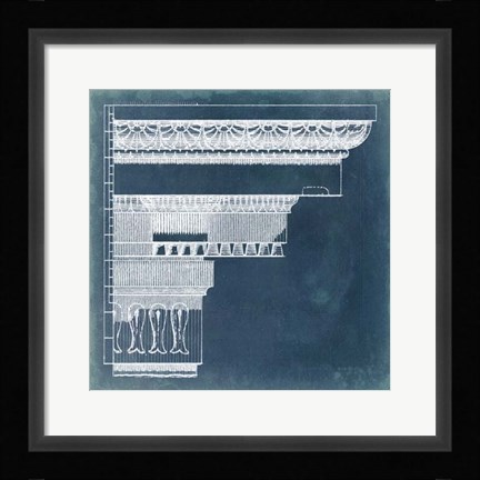 Framed Capital Blueprint II Print