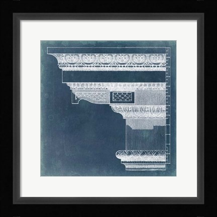 Framed Capital Blueprint III Print