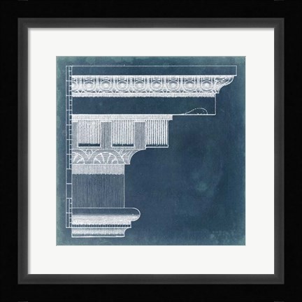 Framed Capital Blueprint IV Print