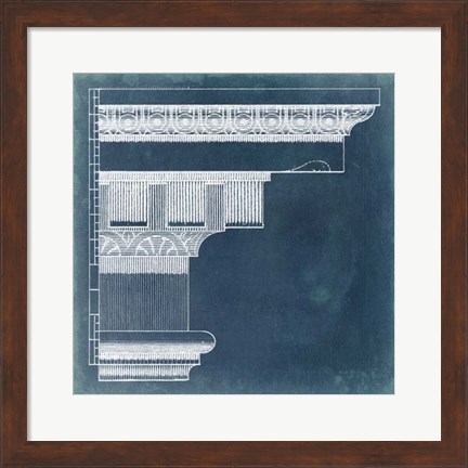 Framed Capital Blueprint IV Print