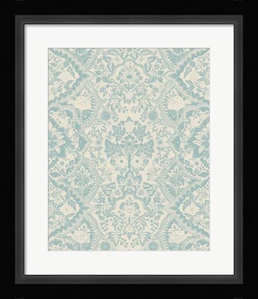 Framed Baroque Tapestry in Spa I Print
