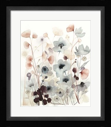 Framed Bespoken Blossoms II Print