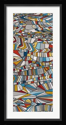 Framed Primary Grain I Print