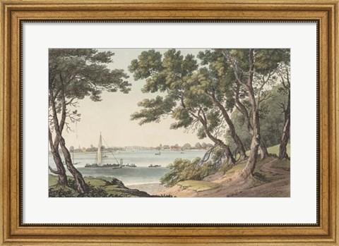 Framed View of the River Print