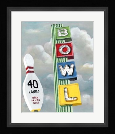 Framed American Roadside I Print