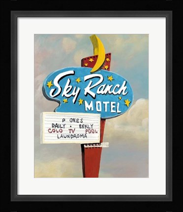 Framed American Roadside III Print