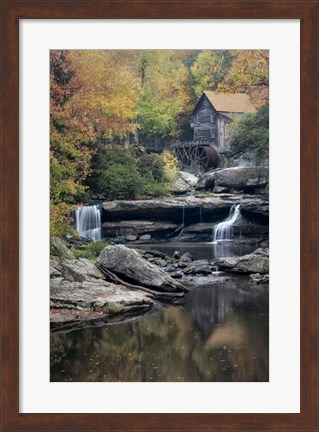 Framed Mill Reflections Print