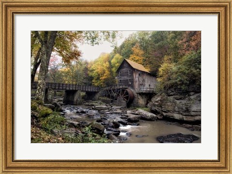 Framed Glade Creek Mill Print