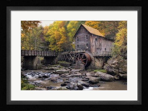 Framed Mill &amp; Creek I Print