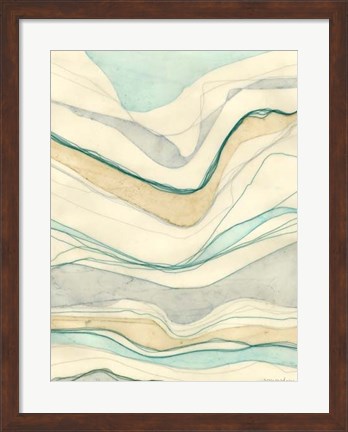 Framed Ocean Cascade II Print