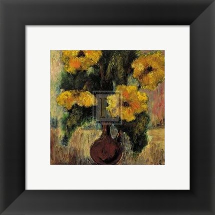 Framed Fleurs d'Automne III Print