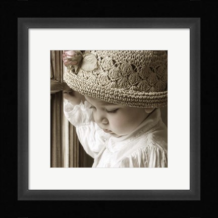 Framed Waiting for Daddy Print