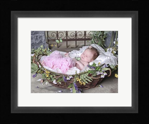 Framed Sleeping Baby Print