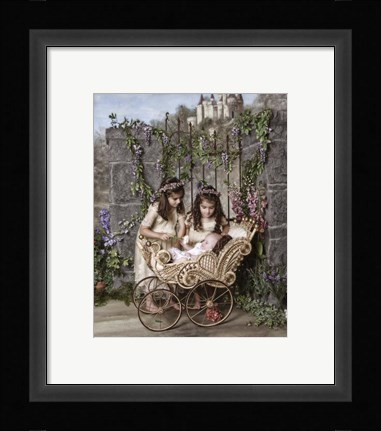 Framed Rose for Baby Print