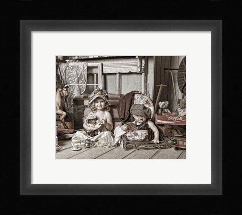 Framed Grandma's Attic 2 Print