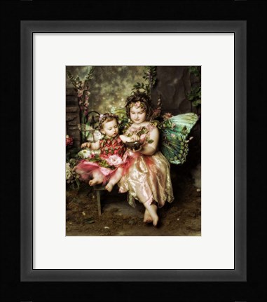 Framed Victorian Fairies Print