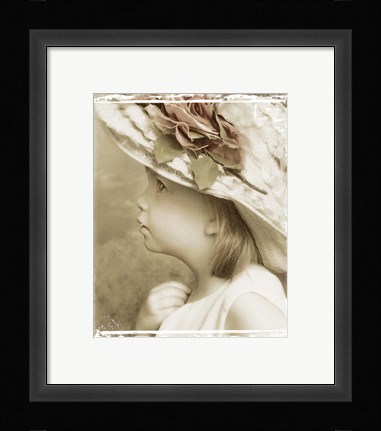 Framed Victorian Child Print