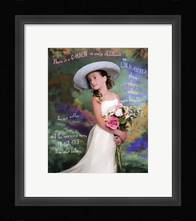 Framed Enchanted Garden Print