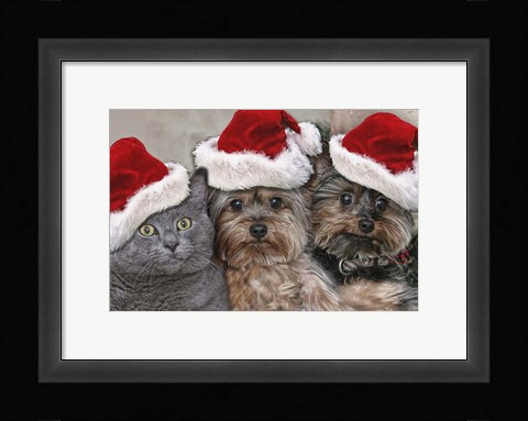Framed Santa's Helpers Print