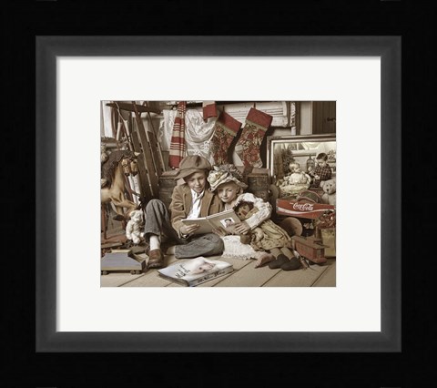 Framed Grandma's Attic 3 Print