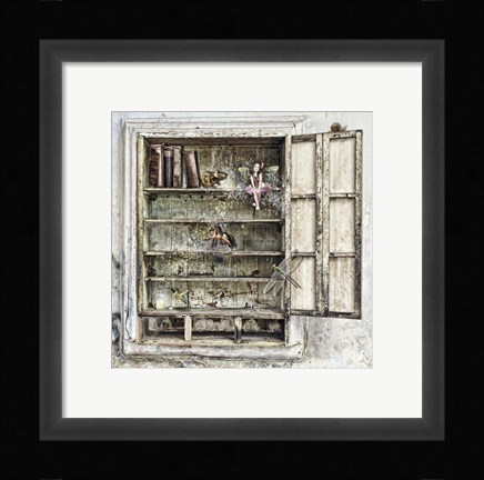 Framed Fairy Cupboard Print