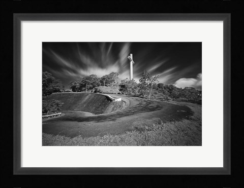 Framed Samat Cross Print