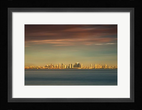Framed Sunrise Across the Sea Print