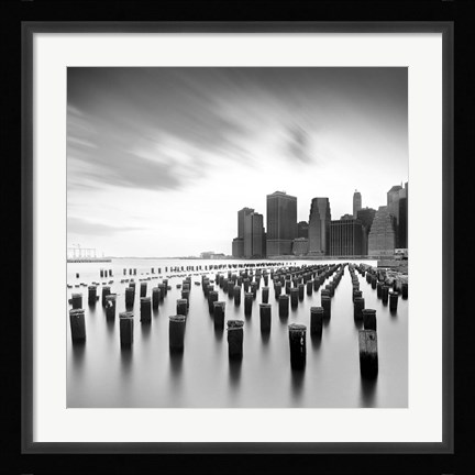 Framed Manhattan Skyline 2 Print
