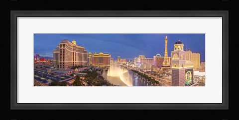 Framed Panorama 1 Las Vegas Print