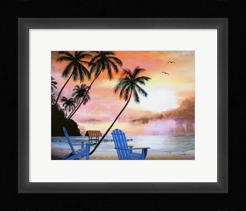 Framed Tropical Morning Print