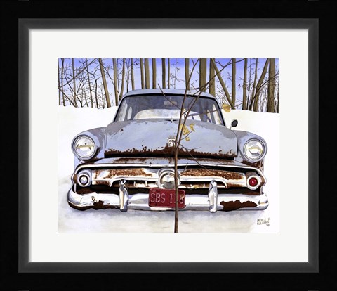 Framed '54 Ford Print