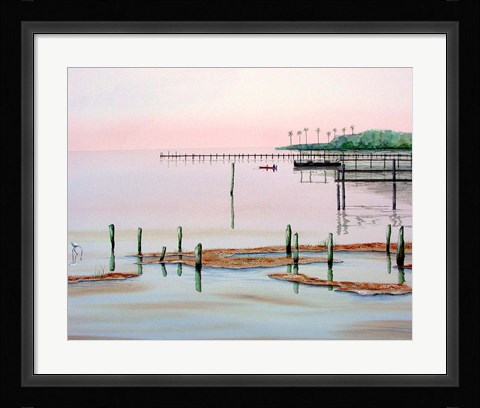 Framed Fishing Print