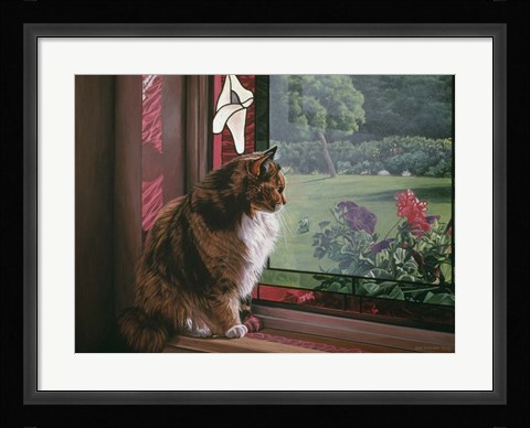 Framed Garden View Print