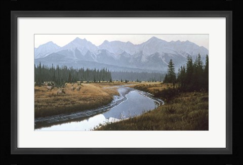 Framed Kootenay Dawn Print