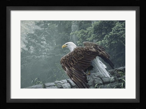 Framed Fallen Totem Print
