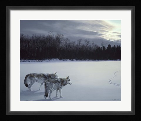 Framed When Paths Cross Print