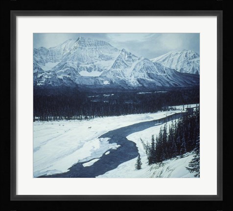 Framed Athabaska Crossing Print