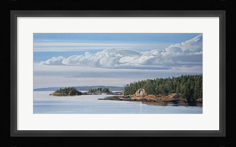 Framed Coastal Lighthouse Print