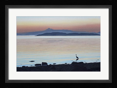 Framed Tranquil Dawn Print