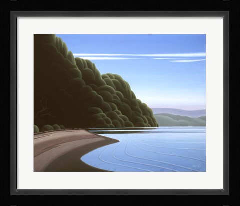 Framed Coast Line Print