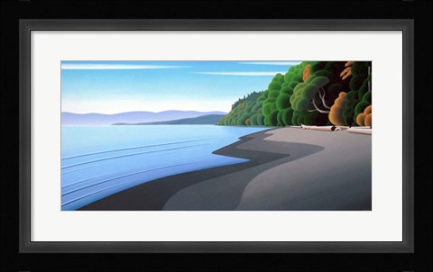 Framed Autumn Coast Print