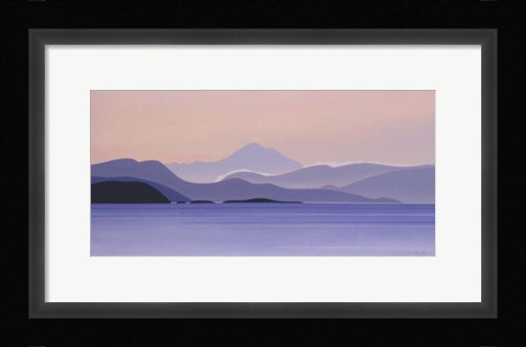 Framed Mount Baker - Predawn Print